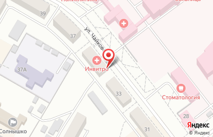 Медицинский центр Здоровье Плюс на улице Чайковского в Верхней Пышме на карте
