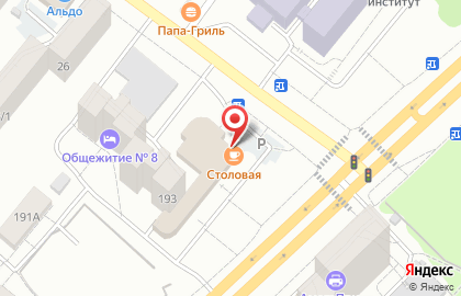 Столовая Зелёная роща на карте