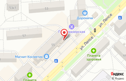 Пекарня Дон Батон на улице Лепсе на карте