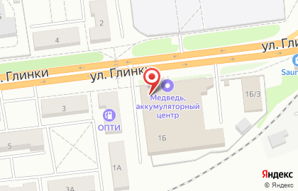 Магазин Удачный на улице Глинки, 1б на карте