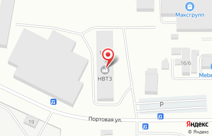 Производственная площадка ООО «ПО «НВТЗ» на карте