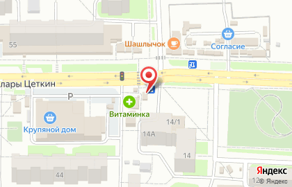 Телекоммуникационная компания МТС в Железнодорожном районе на карте