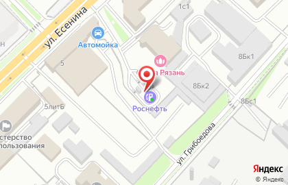 Роснефть в Рязани на карте