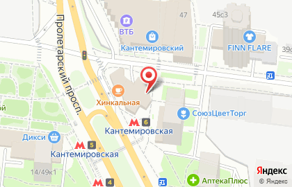 Салон связи Tele2 на Пролетарском проспекте на карте