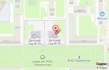 Детский сад №75 на проспекте Ленина на карте