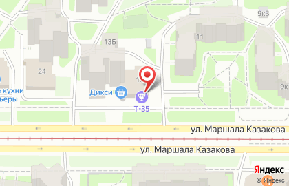 Хачапурная-Хинкальная на ул. Маршала Казакова, 13 на карте