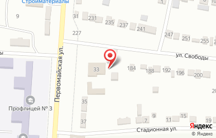 Военный комиссариат на Первомайской улице на карте