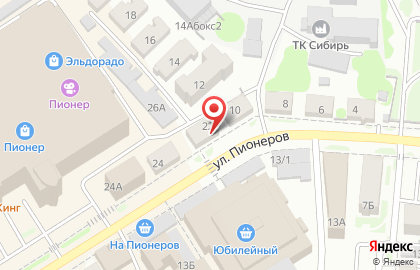 Парикмахерская в Барнауле на карте