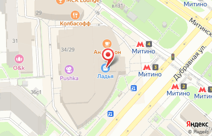Магазин готовой еды Милти на Дубравной улице на карте