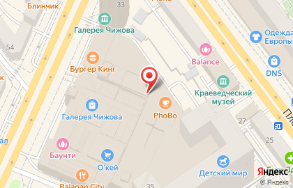 Магазин техники re:Store на Кольцовской улице на карте