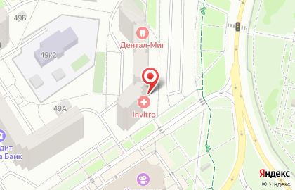 Медицинская компания Инвитро на Братиславской улице на карте