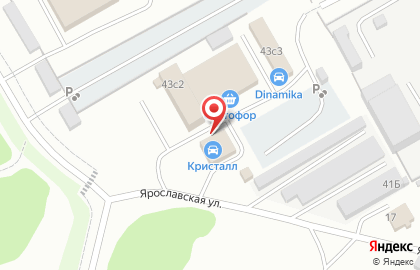 Автомойка Кристалл в Петрозаводске на карте