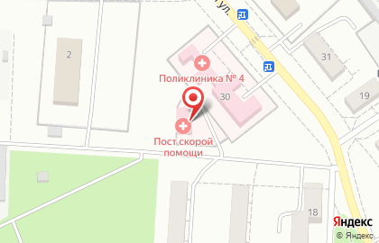 Московская областная станция скорой медицинской помощи в Воскресенске на карте