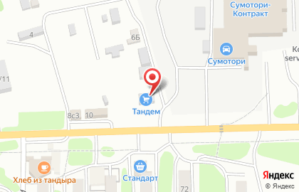 Компания Тандем на Паровозной улице на карте