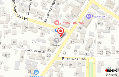Медицинский колледж в Махачкале на карте