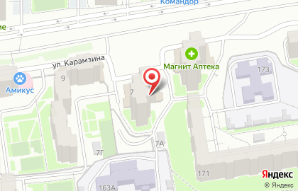 Салон-парикмахерская Виола в Свердловском районе на карте