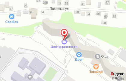 Отдел занятости населения Октябрьского района на карте