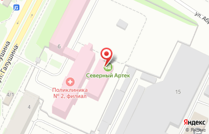 Архангельский комплексный центр социального обслуживания в Архангельске на карте