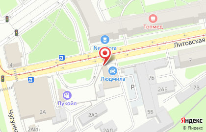 Магазин автозапчастей на Литовской, 5 на карте