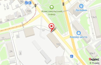 Столовая Люкс в Центральном районе на карте