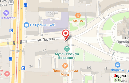 Чайный магазин Унция на метро Чернышевская на карте