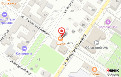 Отель Щука на карте