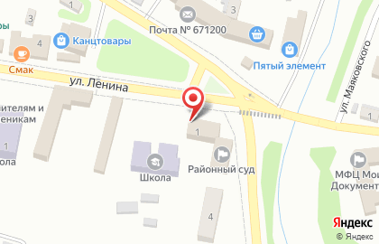 Центр занятости населения Кабанского района на карте