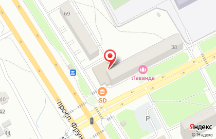 Микрофинанс в Фрунзенском районе на карте