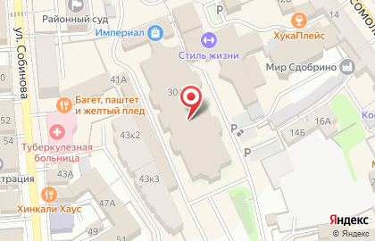 Служба доставки цветов Flogoods на Большой Октябрьской улице на карте