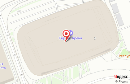 Адлер-Арена на карте