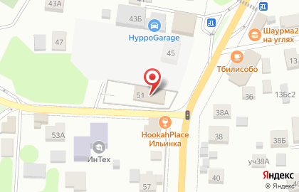 Пансионат Профессиональный центр реабилитации и гериатрии на Центральной улице, 51 в Красногорске в Глухово на карте
