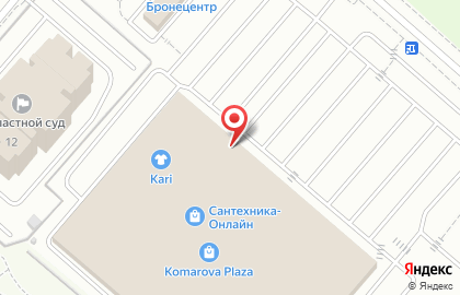 Электронный дискаунтер Ситилинк на проспекте Комарова на карте
