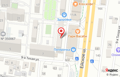 Продуктовый магазин на Тихой 9-ой, 9 на карте