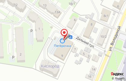 Супермаркет Пятёрочка в Иваново на карте