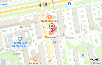 Киоск по продаже хлебобулочных изделий в Старом Осколе на карте