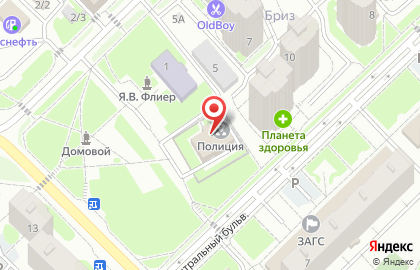 Управление МВД России по Орехово-Зуевскому 1-й отдел полиции на карте