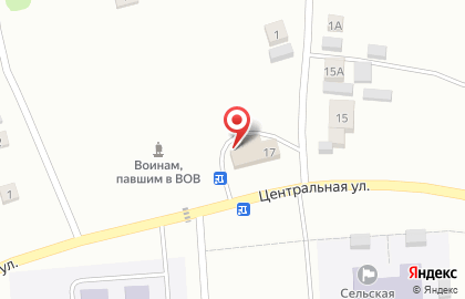 Магазин Спартак на Центральной улице на карте