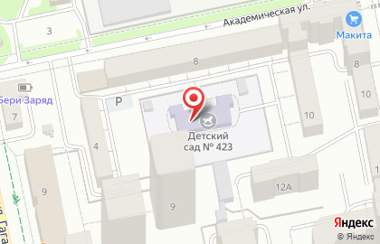 Детский сад №423 на карте