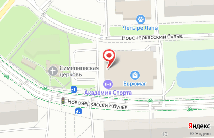 Банкомат СберБанк на Новочеркасском бульваре, 10 к 1 на карте