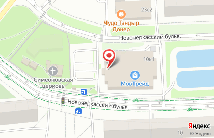 СберБанк на Новочеркасском бульваре, 10 к 1 на карте