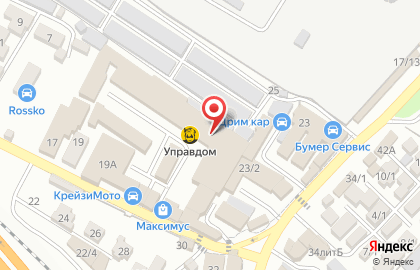 Салон мягкой мебели на Авиационной улице на карте