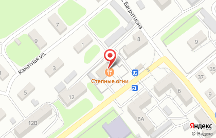 Ресторан Степные огни на карте