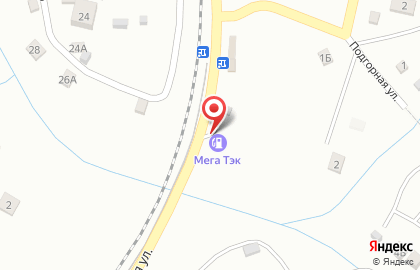 АЗС МегаТЭК на Солнечной улице на карте