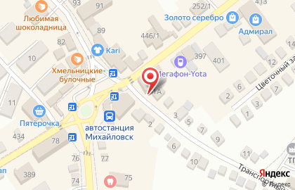 Миоста на карте