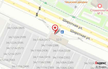 Александрийские двери на Широтной улице на карте