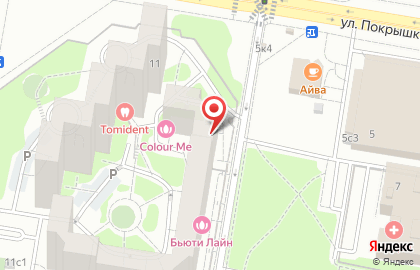 Образовательный центр Юниум на метро Юго-Западная на карте