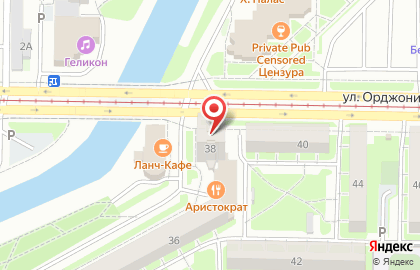 Пивной бар Междуреченский разлив на улице Орджоникидзе на карте