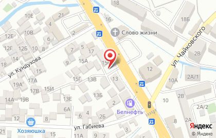 Шиномонтажная мастерская в Кировском районе на карте