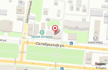 Аптека №15 на Октябрьской улице на карте