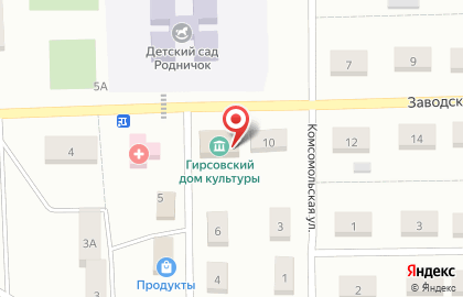 Гирсовский сельский Дом культуры на карте